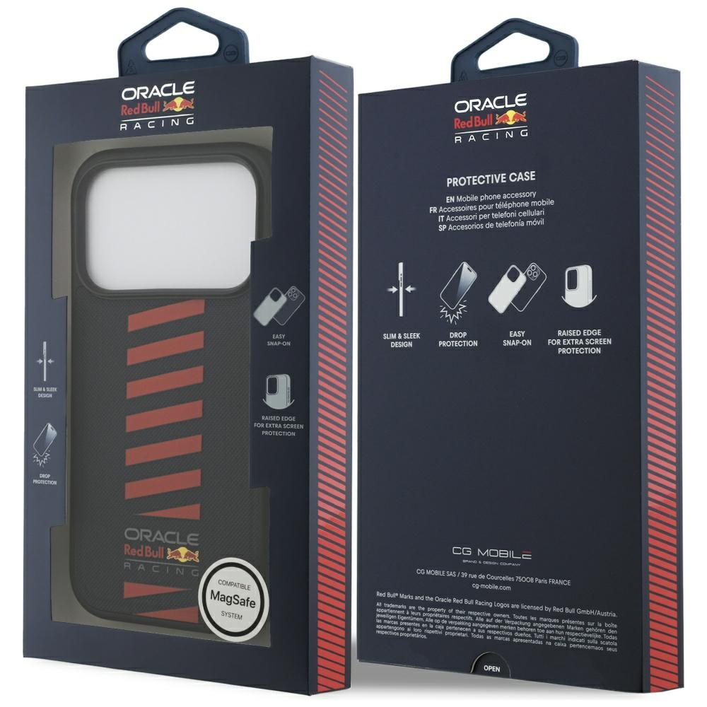 iPhone 17 Pro MagSafe Hardcase Hülle Meshed Powerbar (RBHMP17L24PUDSRV) - Schwarz