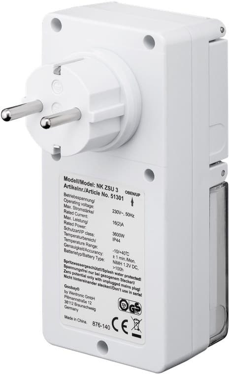 Sett med 2, digital timer IP44