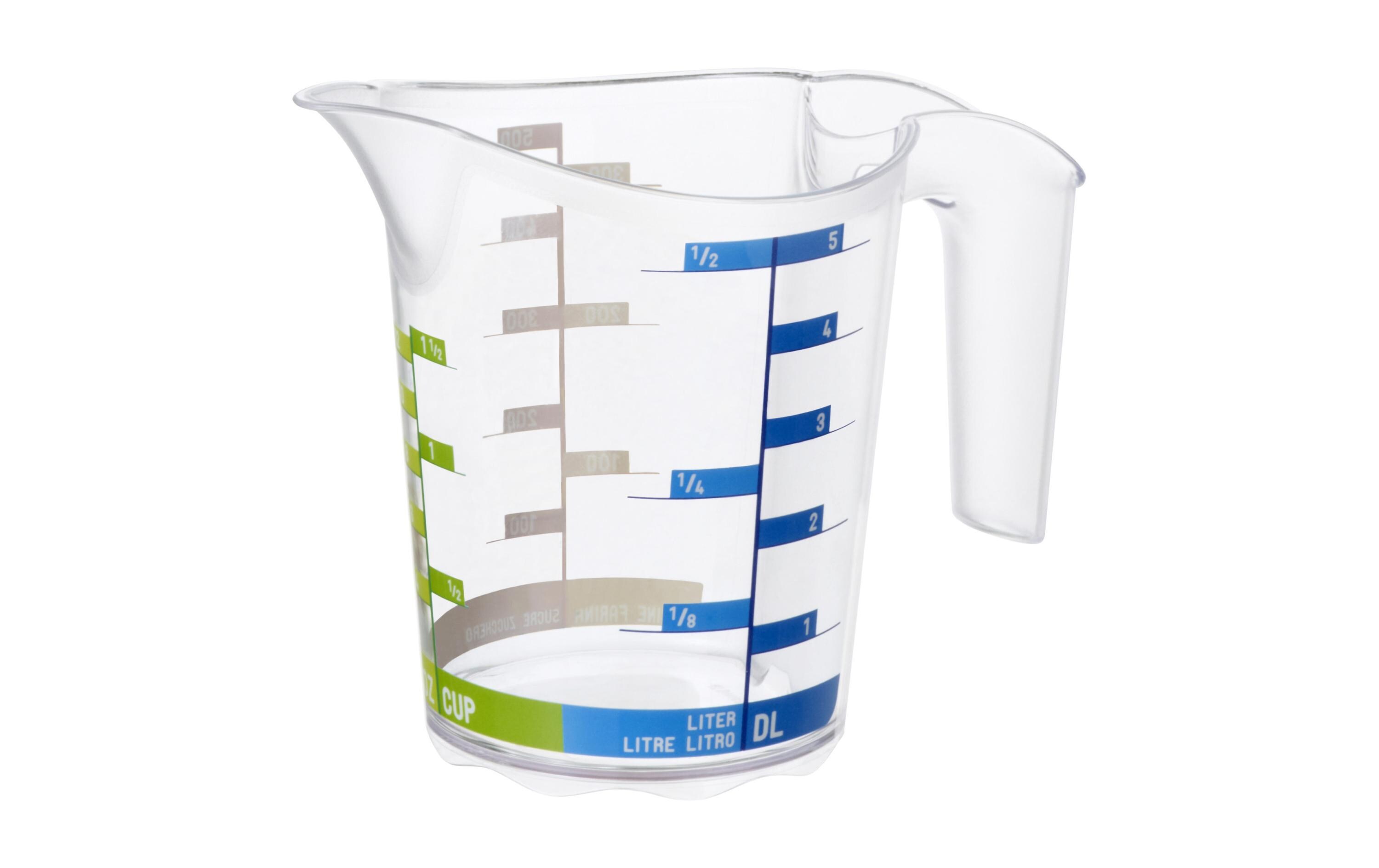 Messbecher Domino Dekor 5 dl, TransparentMess-Becher