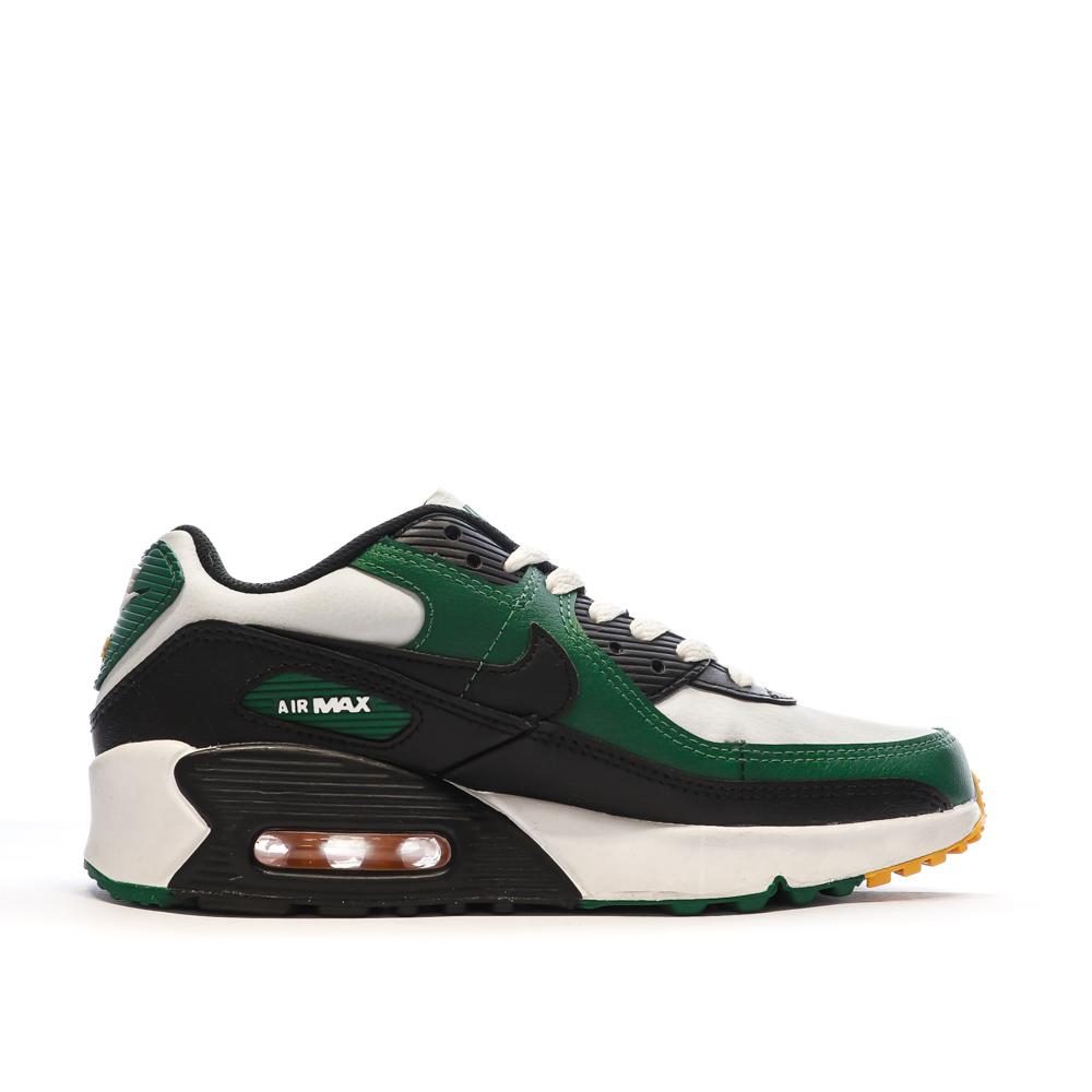 Nike Baskets Blanches/Verte Garçon Nike Air Max 90