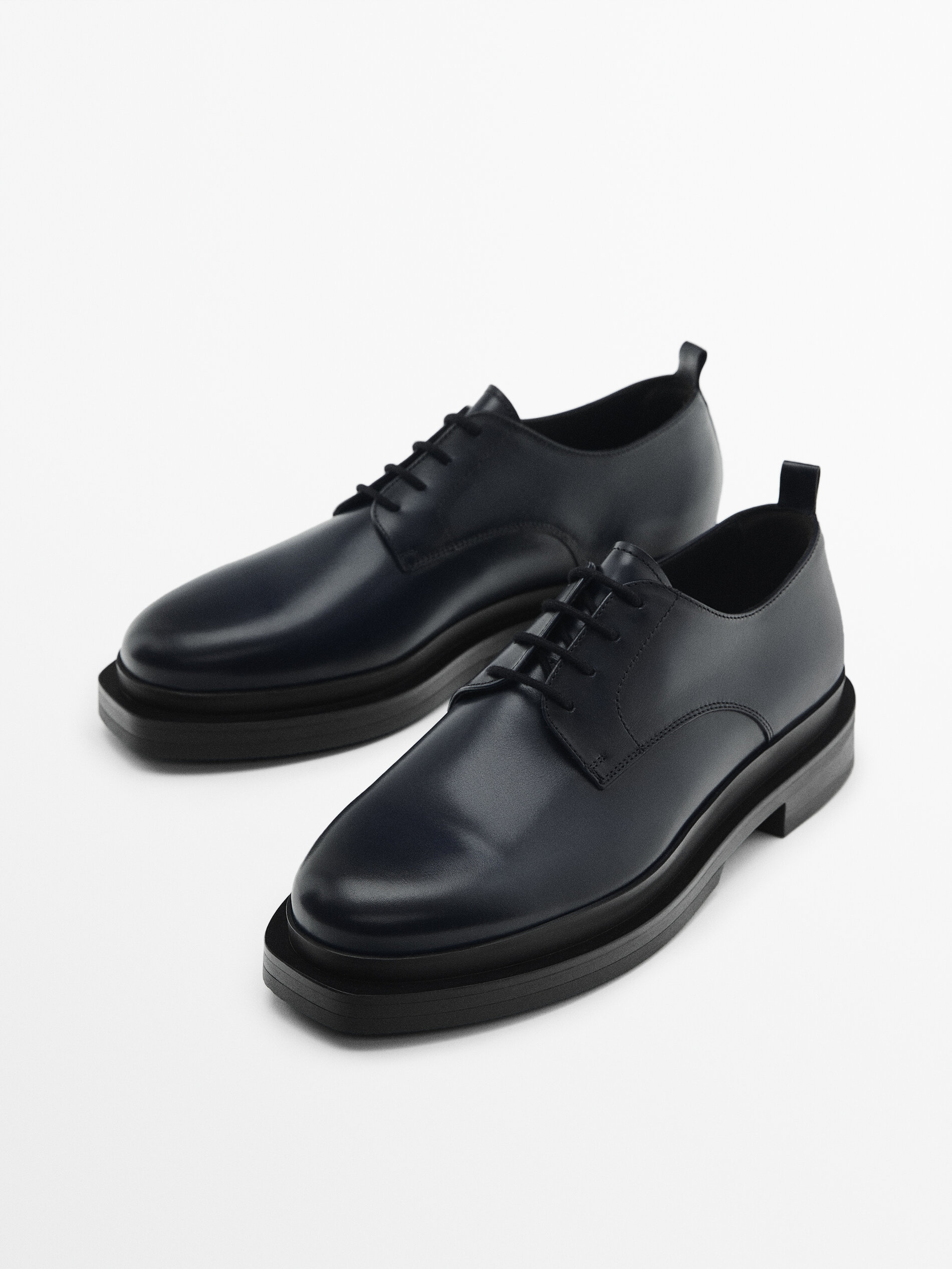 Zapato piel napa marino - Estúdio - AZUL