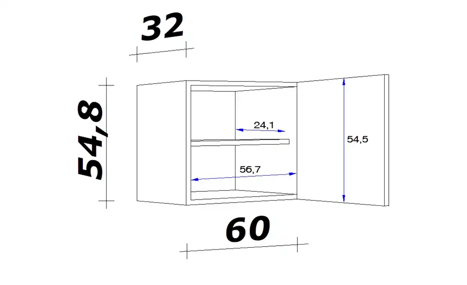 Hängeschrank Ede 60 cm