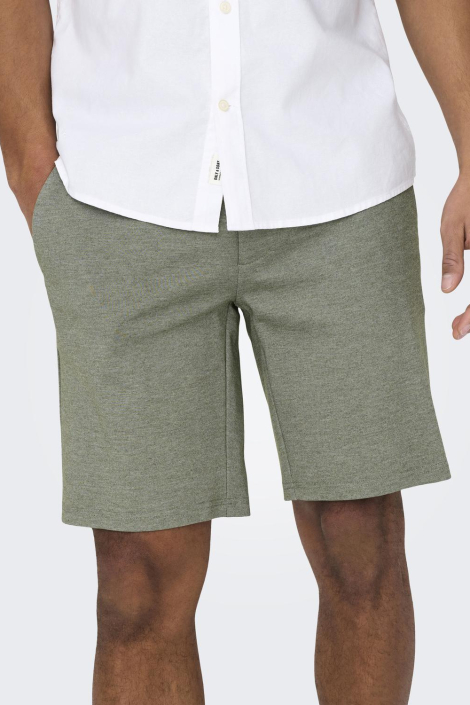 Only & Sons groene heren korte broek
