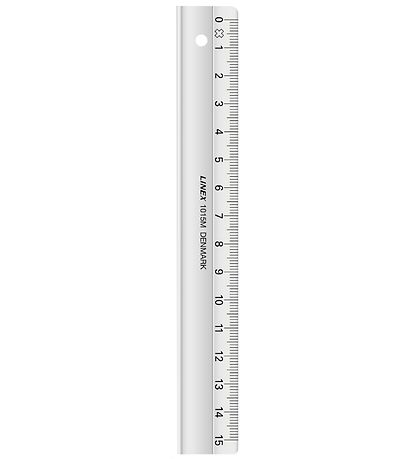 Linex Lineal - 15 cm - Transparent