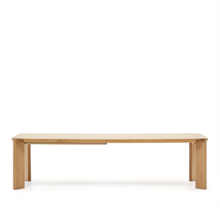 Kave Home Jondal uitschuifbare tafel 240/320x100 eiken
