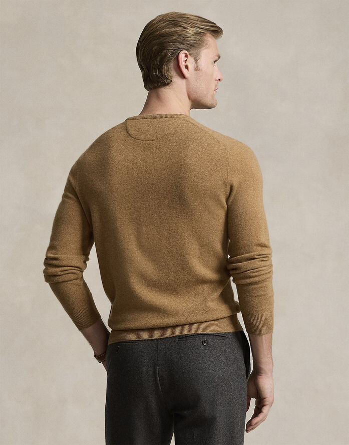 Polo Ralph Lauren 2/27 MERINO RWS-LS CN PP Latte brown heather