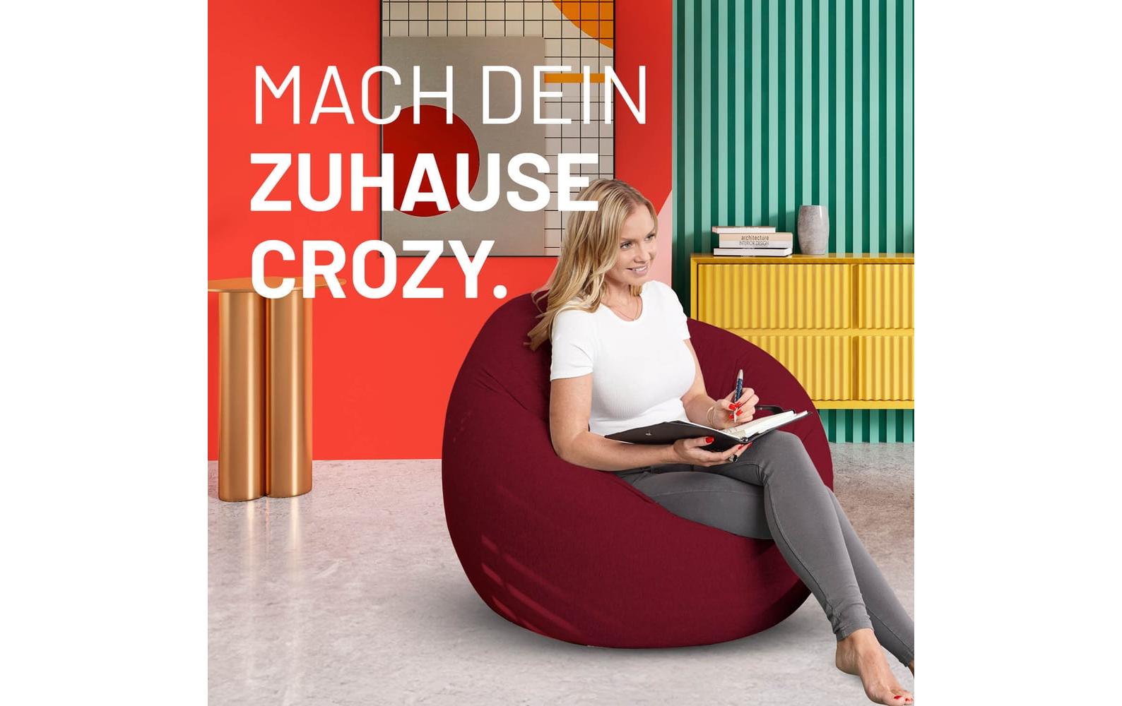Sitzsack Flexi Comfort 320 L, Rot<br>2-in-1 Sitzsack