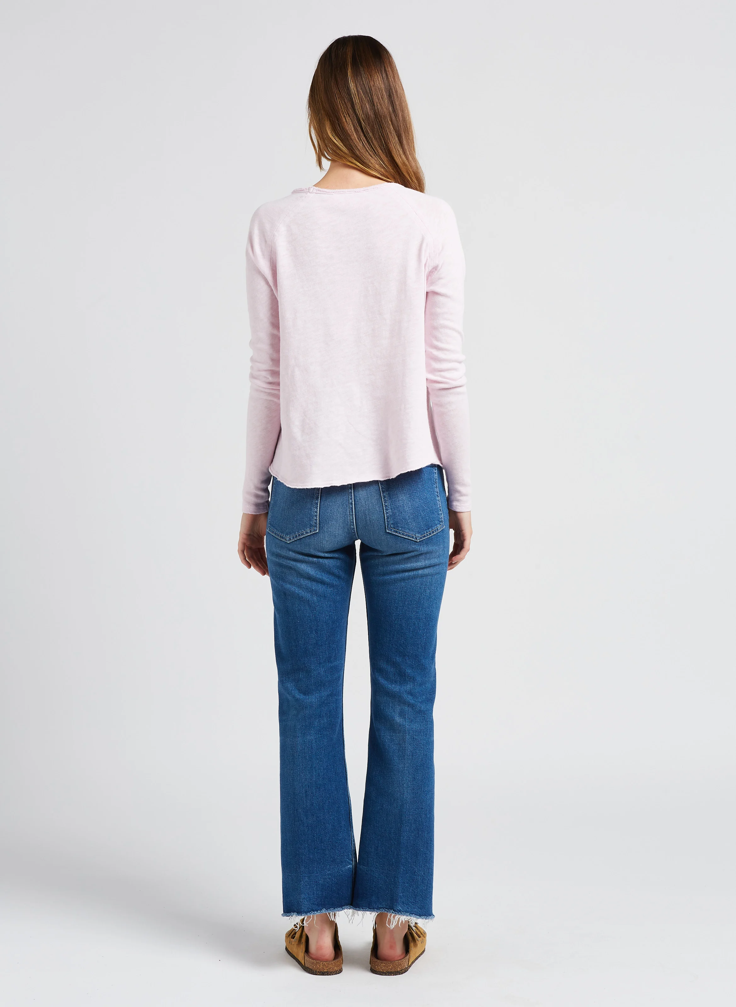 SONOMA - Tee-shirt col rond en coton | Rose