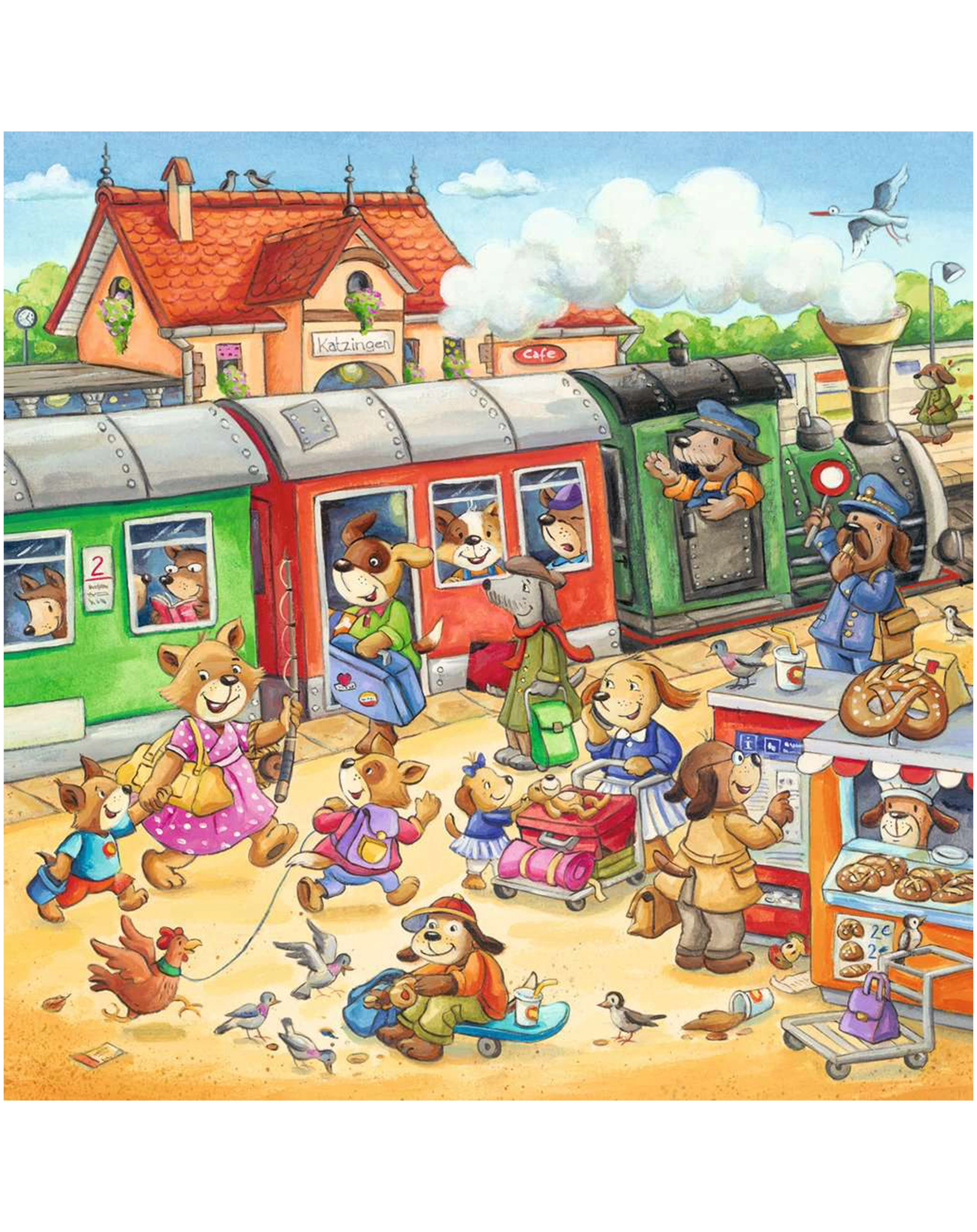Puzzle FERIEN AUF DEM LAND 3x49-teilig