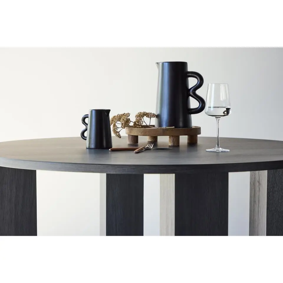 Svea - Noémie ronde eettafel - ø120 cm - zwart