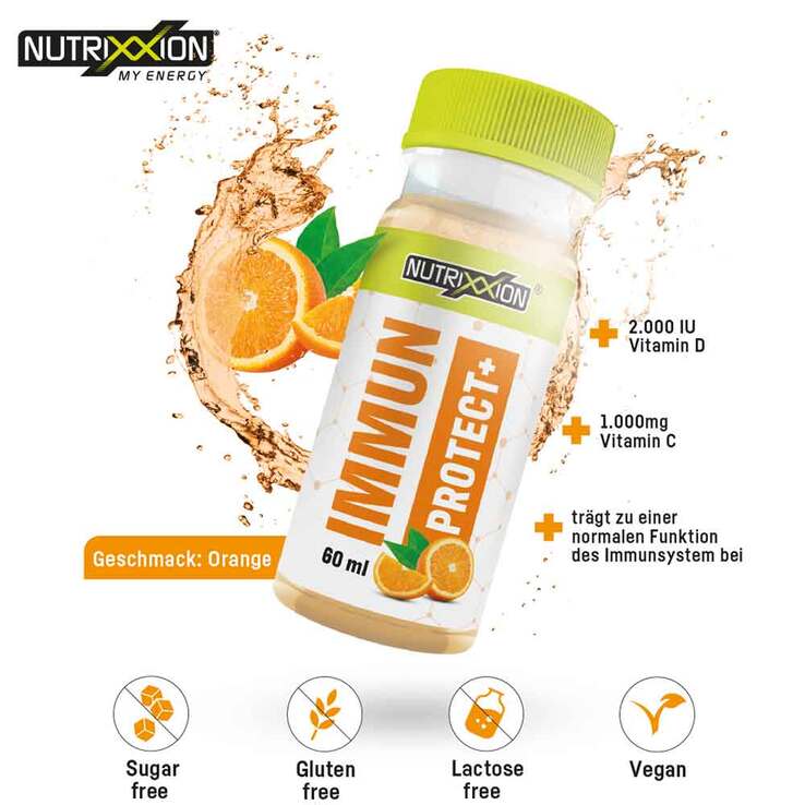Nutrixxion SHOT Immun Protect + Trinkampullen, 60 ml