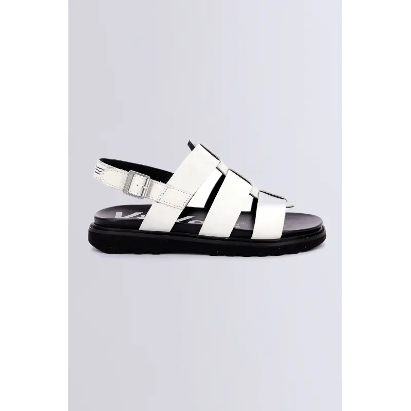 Neosinead Blanc SANDALES Cuir Femme