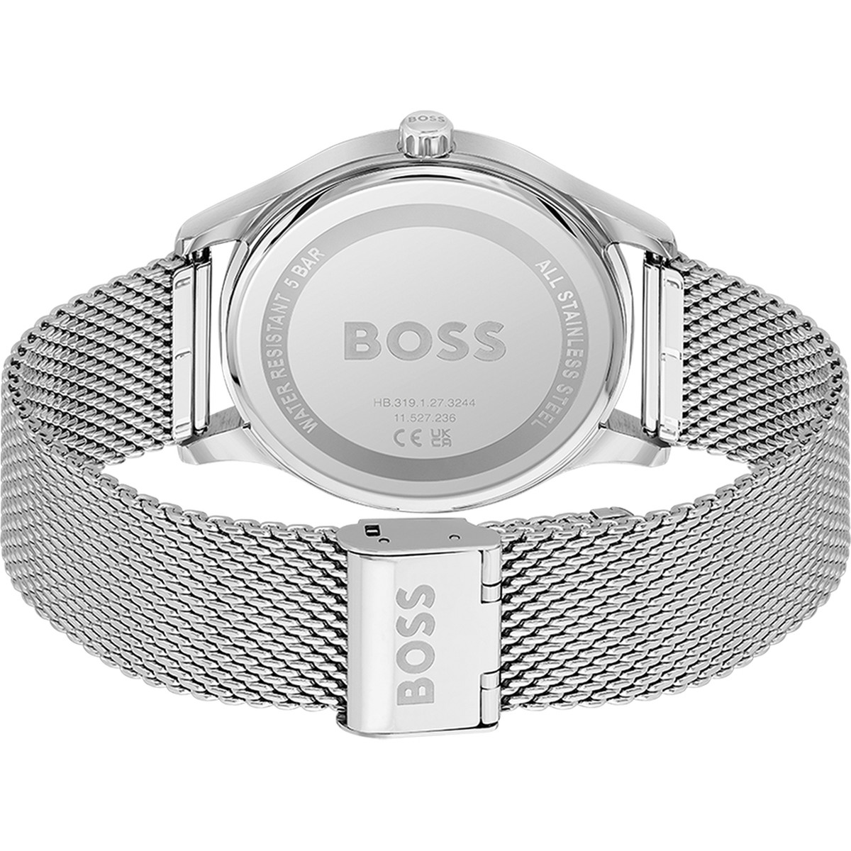 Montre BOSS Business homme bracelet acier gris