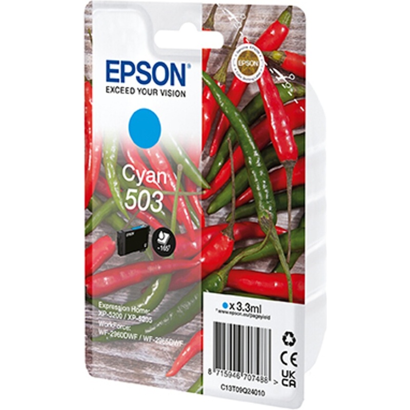 Cartouche d'encre Epson 503 PIMENT CYAN