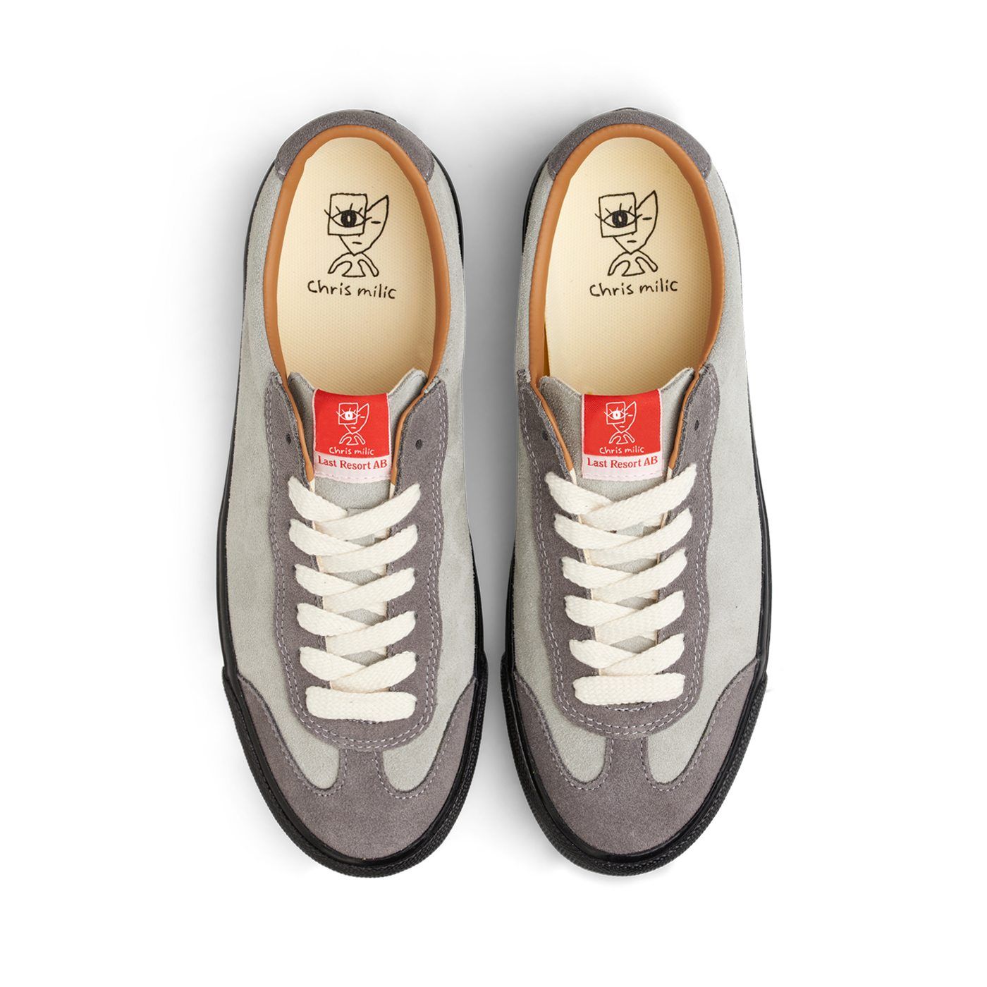 Last Resort AB VM004 Milic Suede Lo Duo Grey Black 8 US