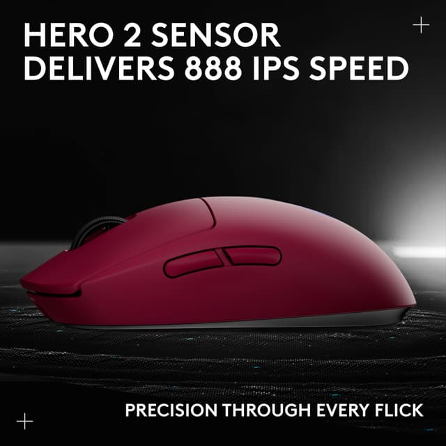 Logitech G PRO 2 LIGHTSPEED gaming-mus (pink)