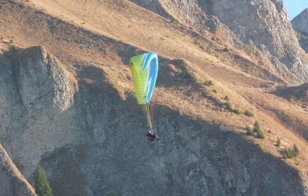 Paragliding Kurs in Marbach als Geschenkidee