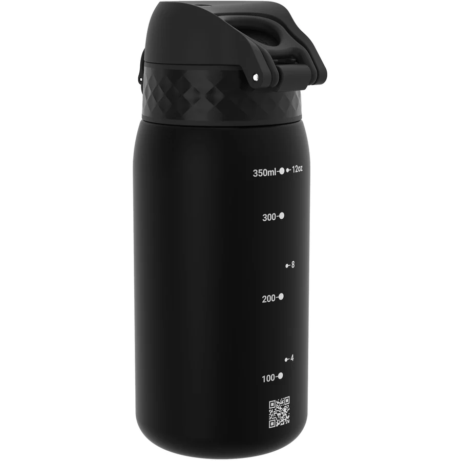 ion8 Kindertrinkflasche auslaufsicher 350 ml schwarz