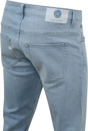 MUD Jeans Denim Slimmer Rick Lichtblauw Slimmer Rick Sunny Stone Slimfit kopen