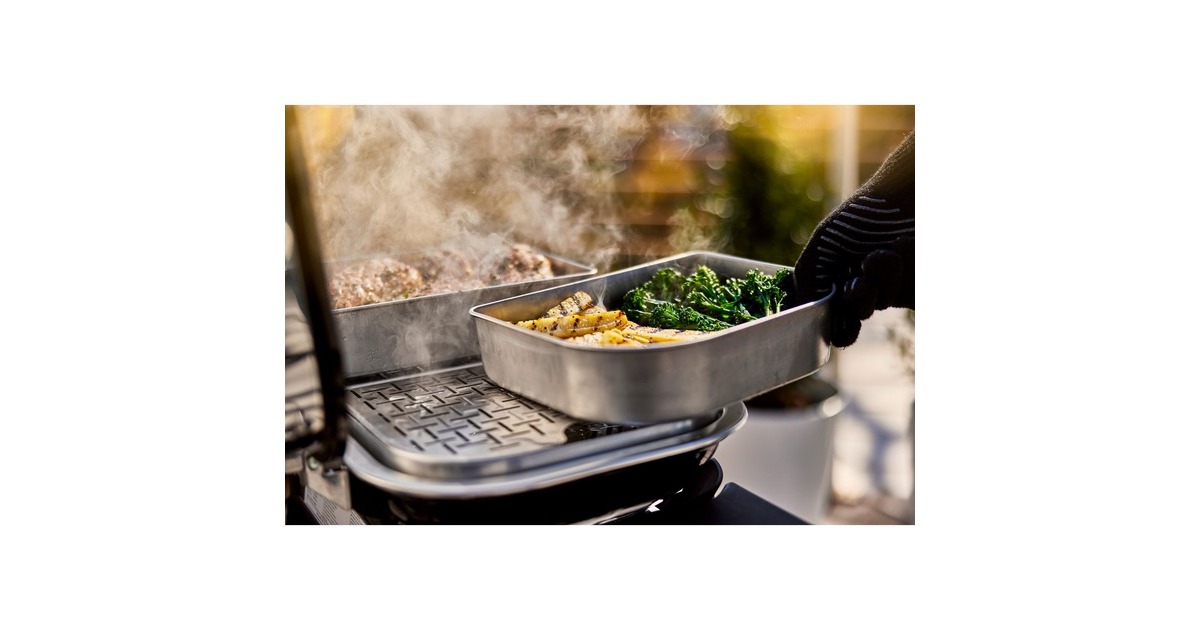 WeberVeelzijdigheidsset - Lumin Compact-elektrische barbecue grillrooster  (Roestvrij staal, 4-delig)