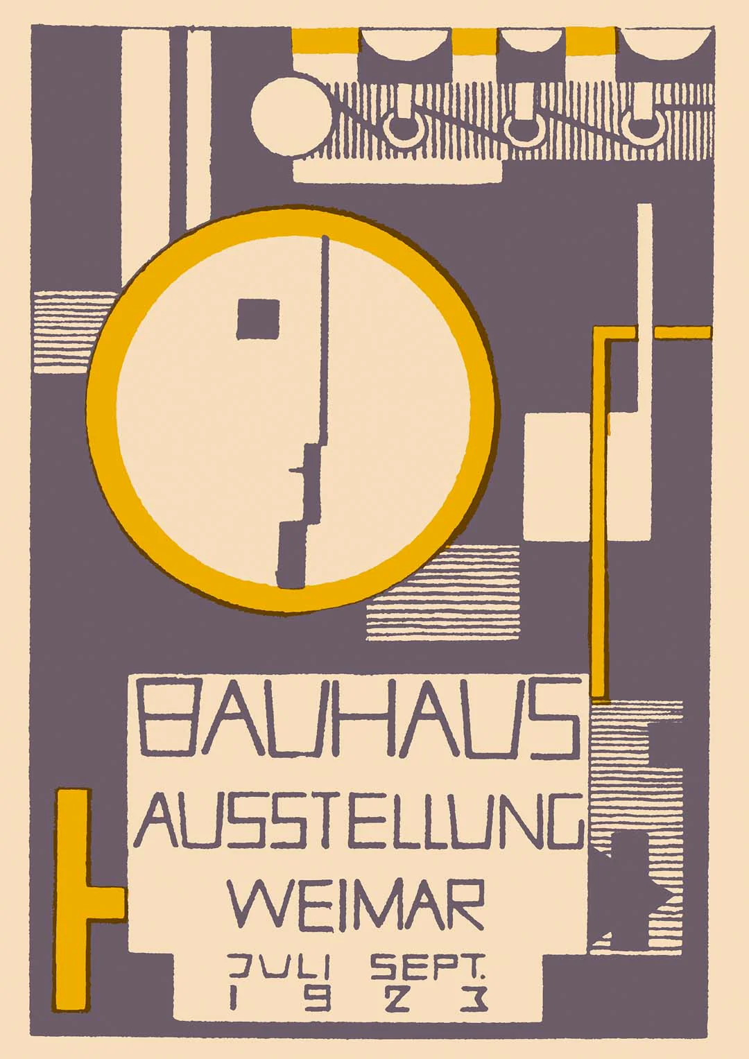 Bauhaus Ausstellung Weimar 1923 von Rudolf Baschant