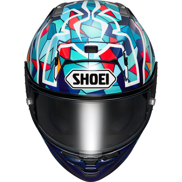 Shoei - Casque X-SPR Pro Marc Marquez Barcelona TC-10 / Bleu / Turquoise / Rouge