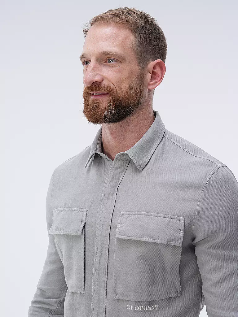 CP COMPANY Overshirt hellgrau