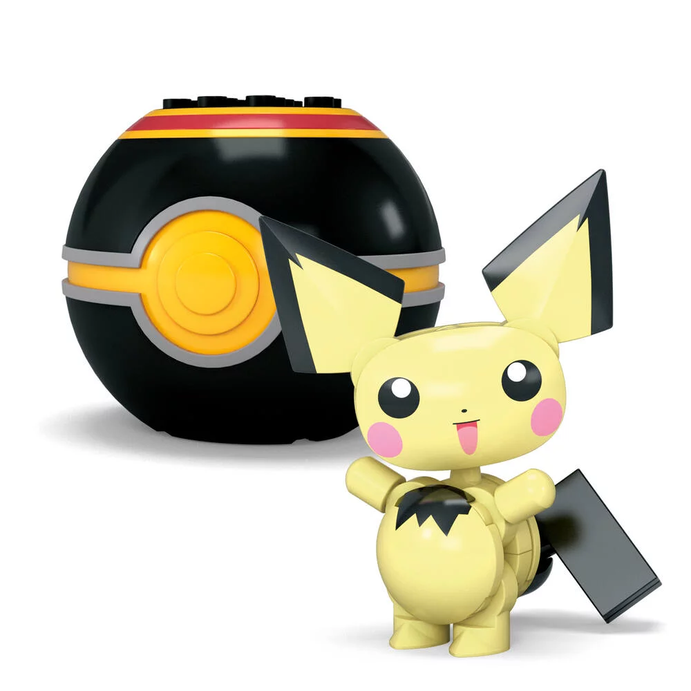 POKEMON - 2 POKEBALL AVEC POKEMON A CONSTRUIRE