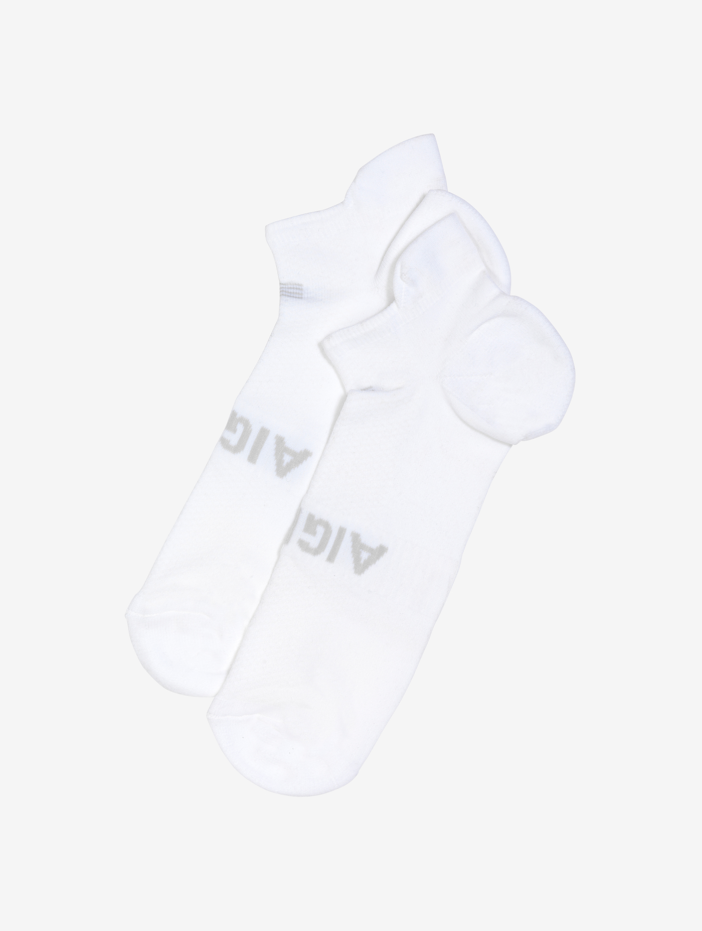 Chaussettes basses jacquard Aigle avec renfort BLANC AIGLE