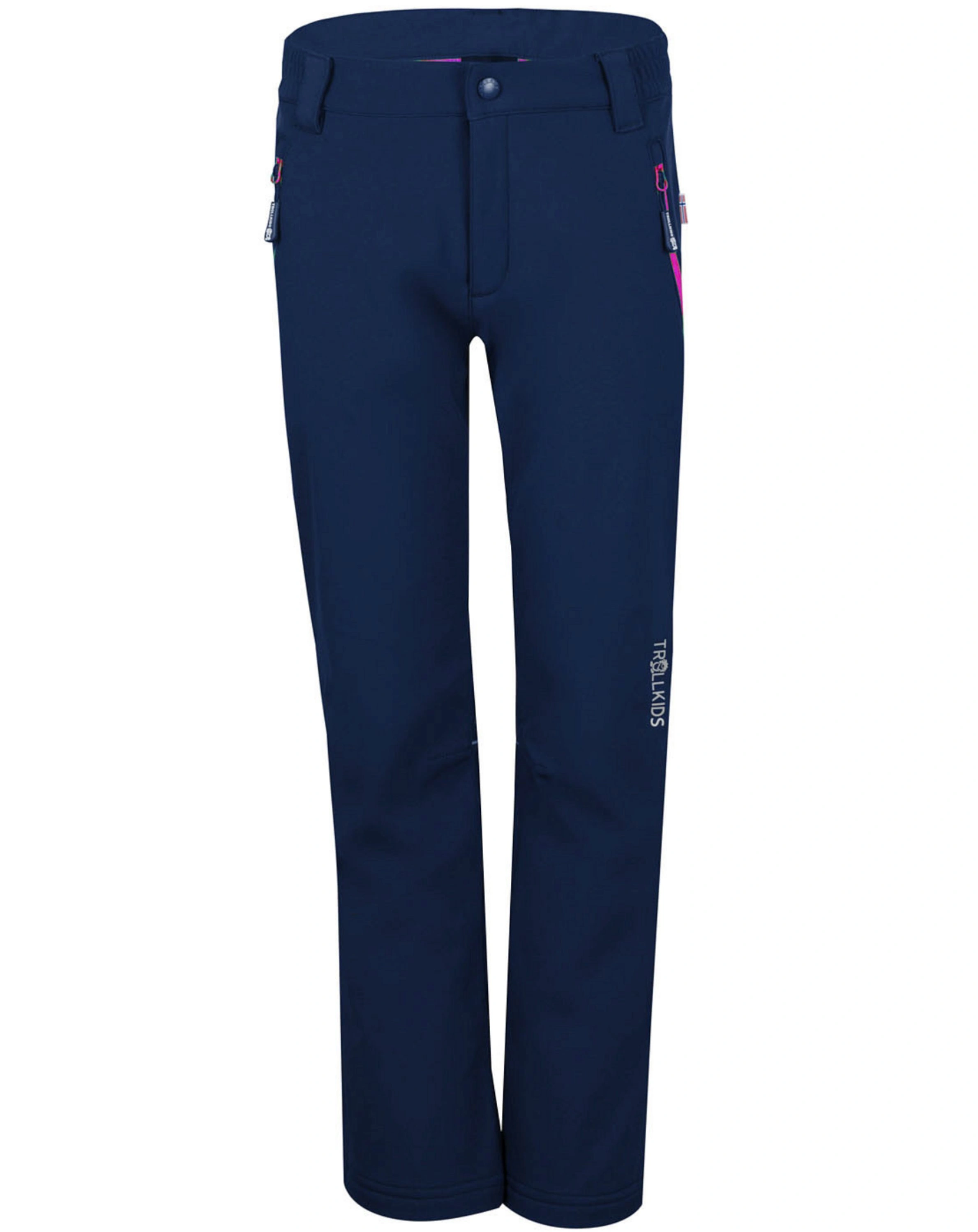 Softshell-HKids FJELL in navy/magenta