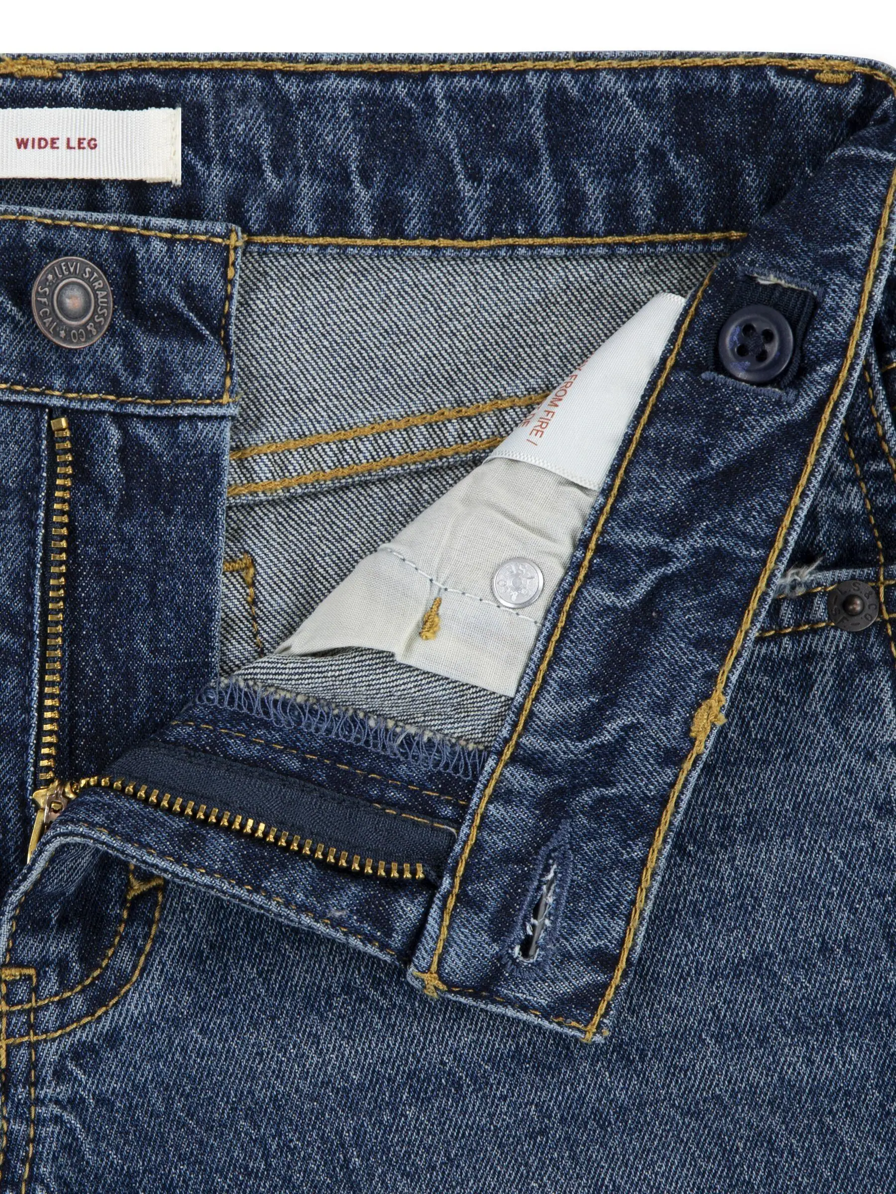 Levi's® Wide Leg Jeans With Seaming Detail