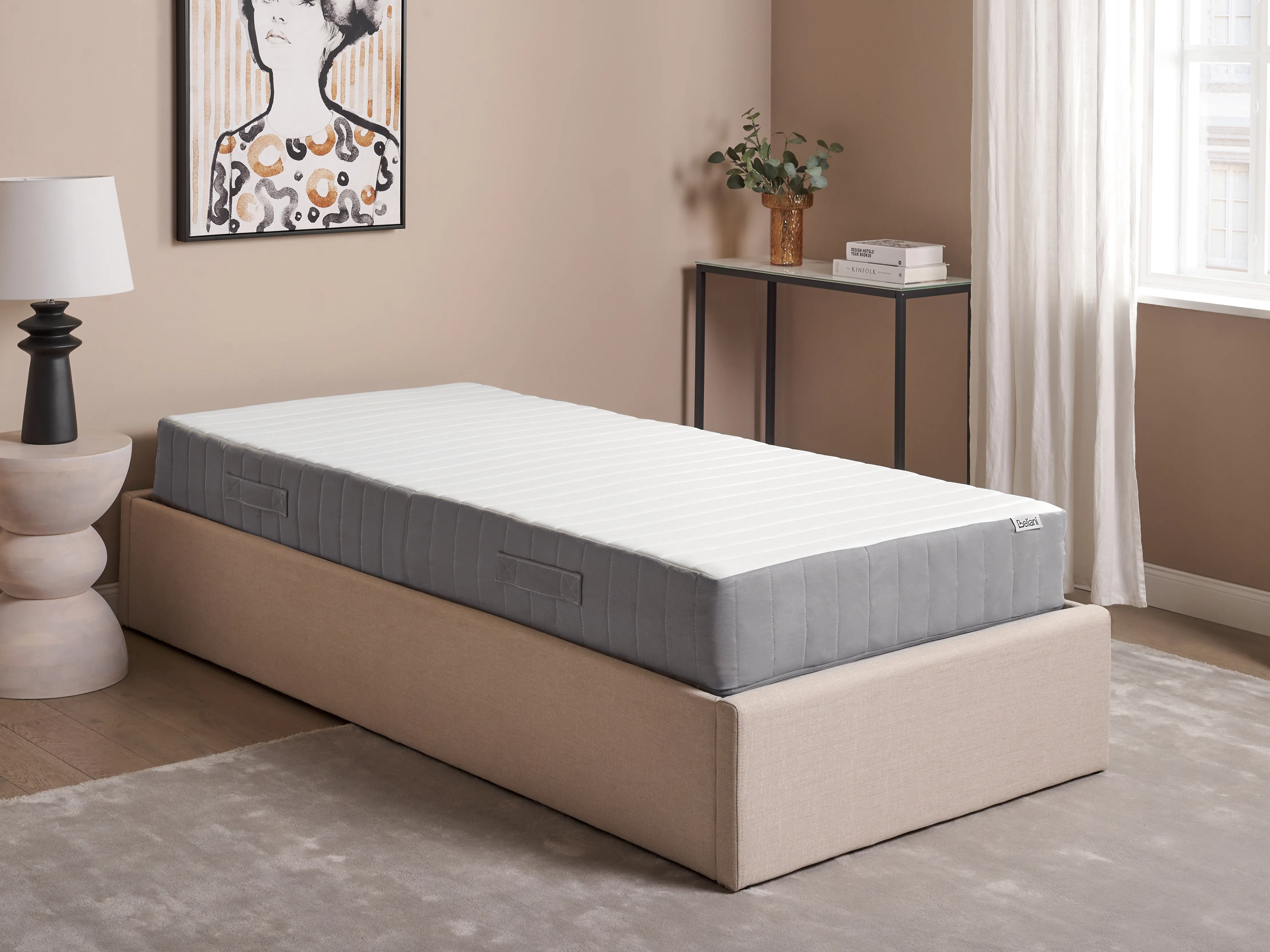 Traagschuim pocketveringmatras BREEZ H2/3 Medium 90 x 200 cm