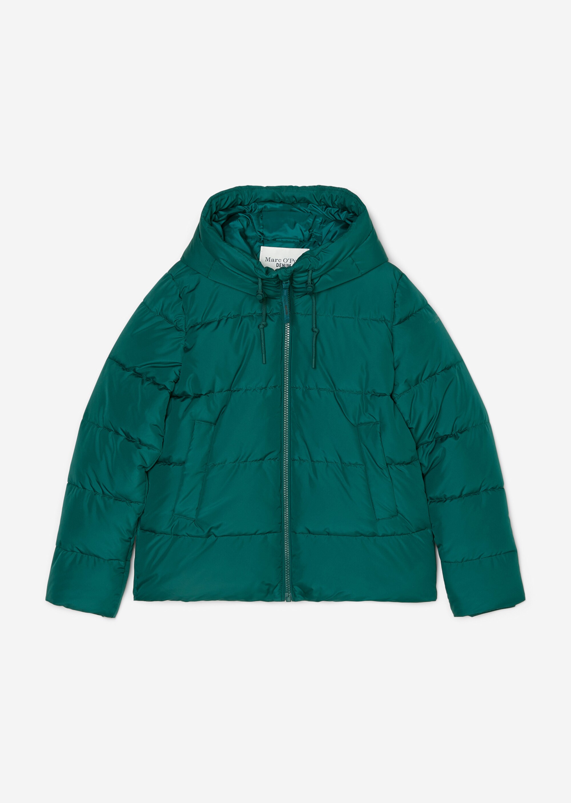 Kapuzen-Puffer-Jacke relaxed aus teilweise recycelten Materialien