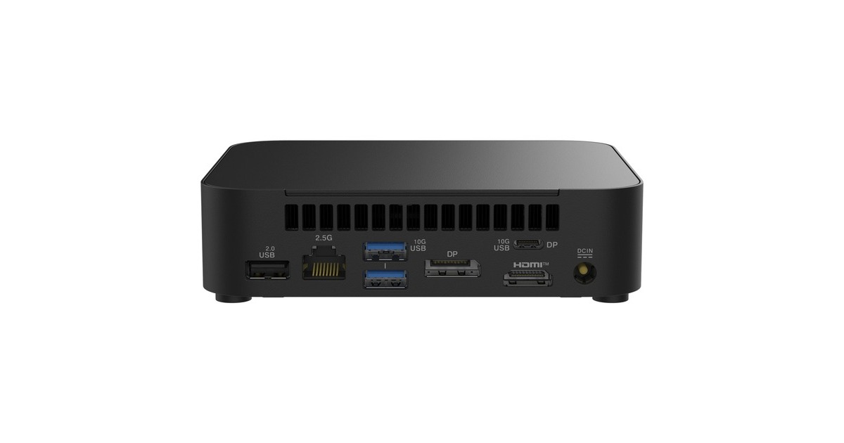 ASUSNUC 14 Essential Slim Kit RNUC14MNK2500002 barebone  (Zwart | zonder besturingssysteem)