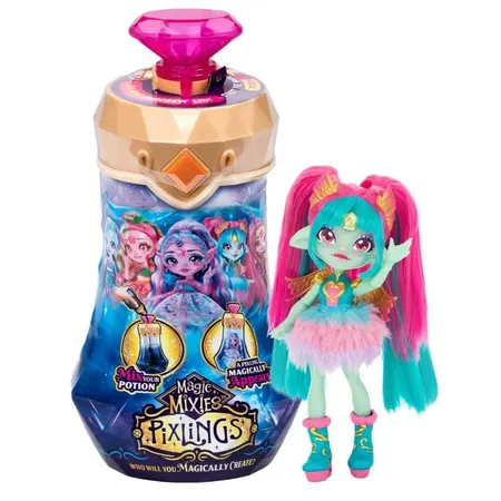 Magic Mixies Pixlings Puppe - Fee (aquamarin)