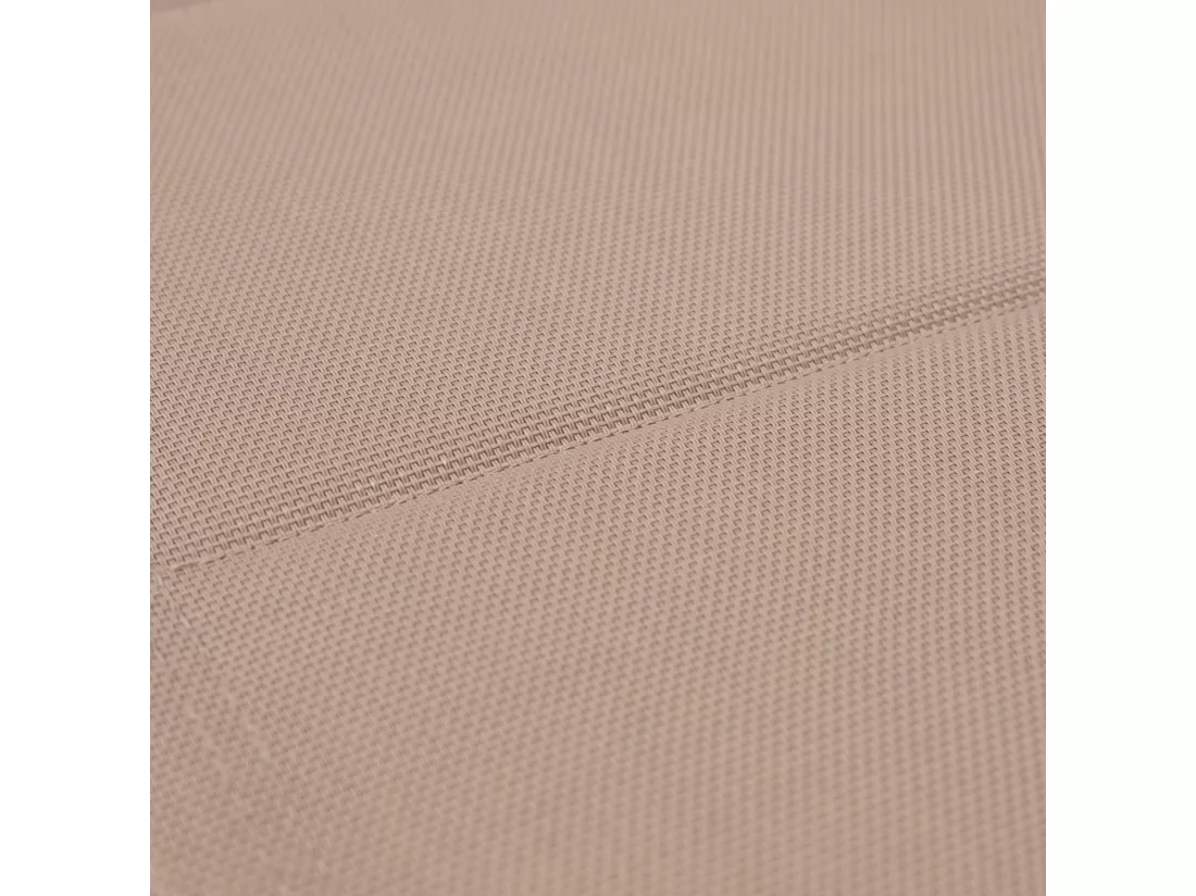 Bain de soleil BARBADOS en textilène taupe - aluminium taupe - HAPPY GARDEN