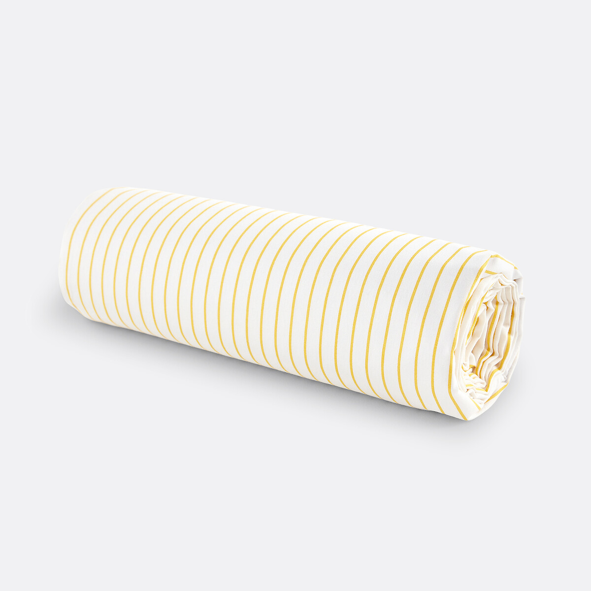 LA REDOUTE INTERIEURS<br>Lençol de baixo com elástico, 50% algodão reciclado, dobra de 25 cm, Emily