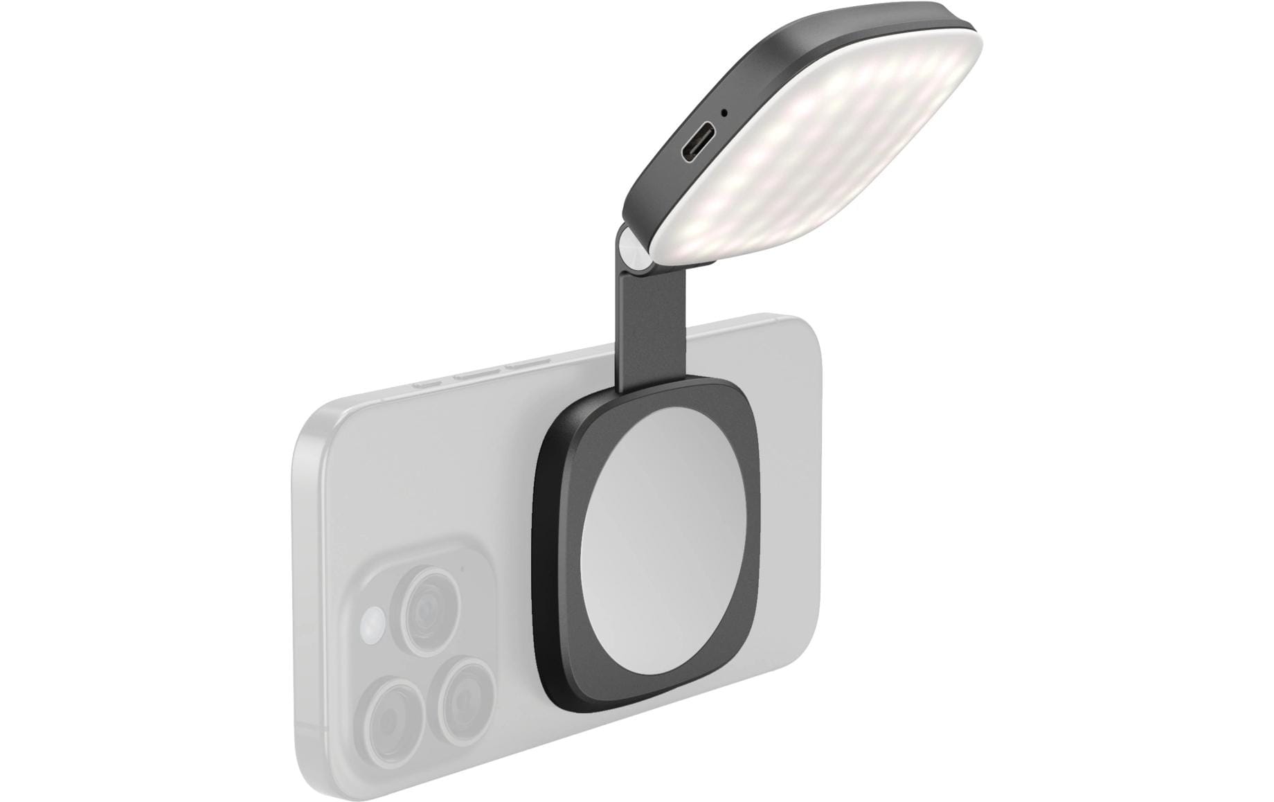Videoleuchte Vibe P48 SchwarzAbnehmbare LED-Videoleuchte
