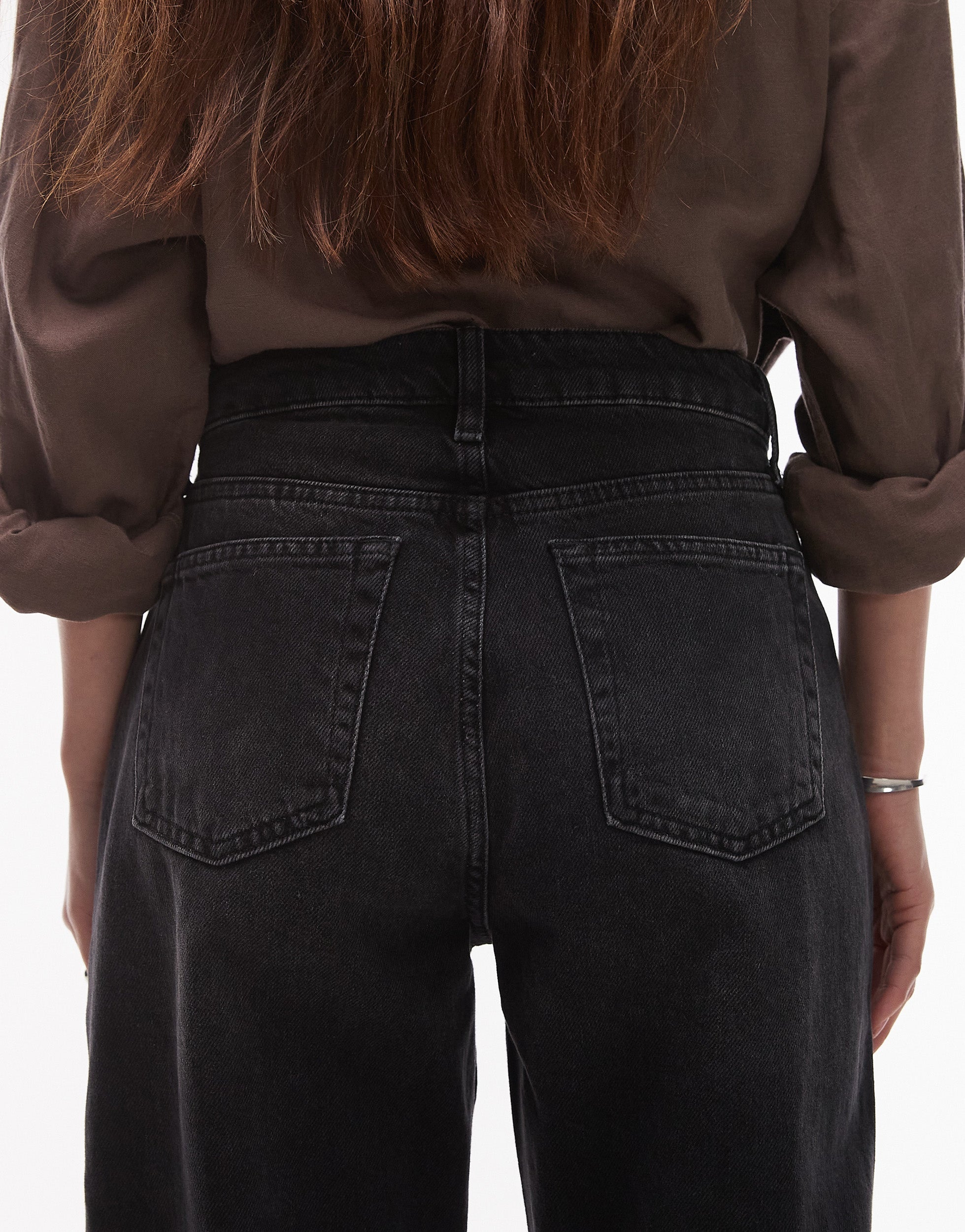TOPSHOP High waist Straight fit Jeans