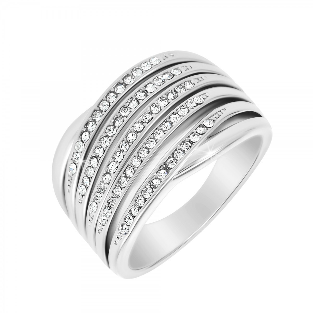 Bague SC Crystal ornée de Zirconium