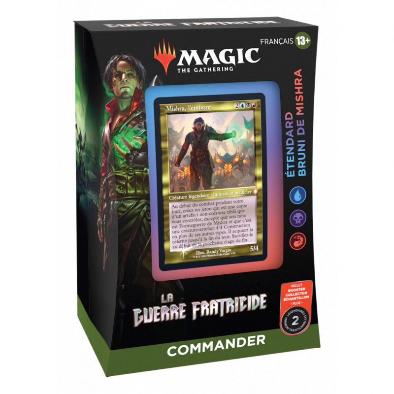 Magic The Gathering : La Guerre Fratricide - Deck Commander Etendard bruni de Mishra