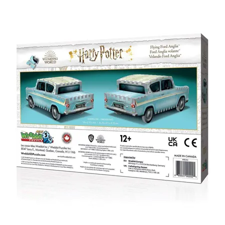Wrebbit 3D Puzzle Harry Potter™ - Flying Ford Anglia™ - Mini, 130 Teile