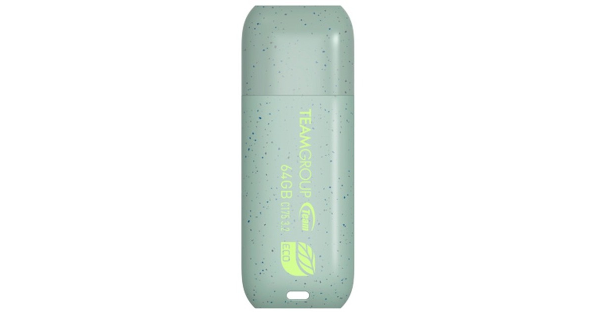 Team GroupC175 ECO 64 GB usb-stick  (Groengrijs, USB-A 3.2 Gen 1)