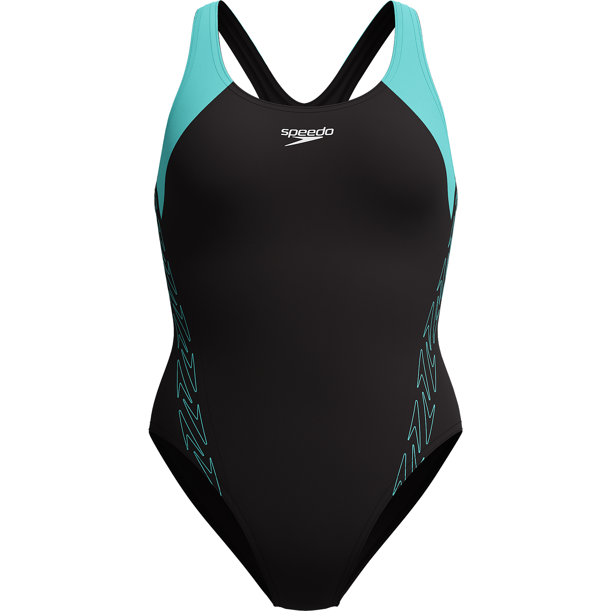Speedo Hyperboom Splice Racerback Badeanzug Damen artic glass