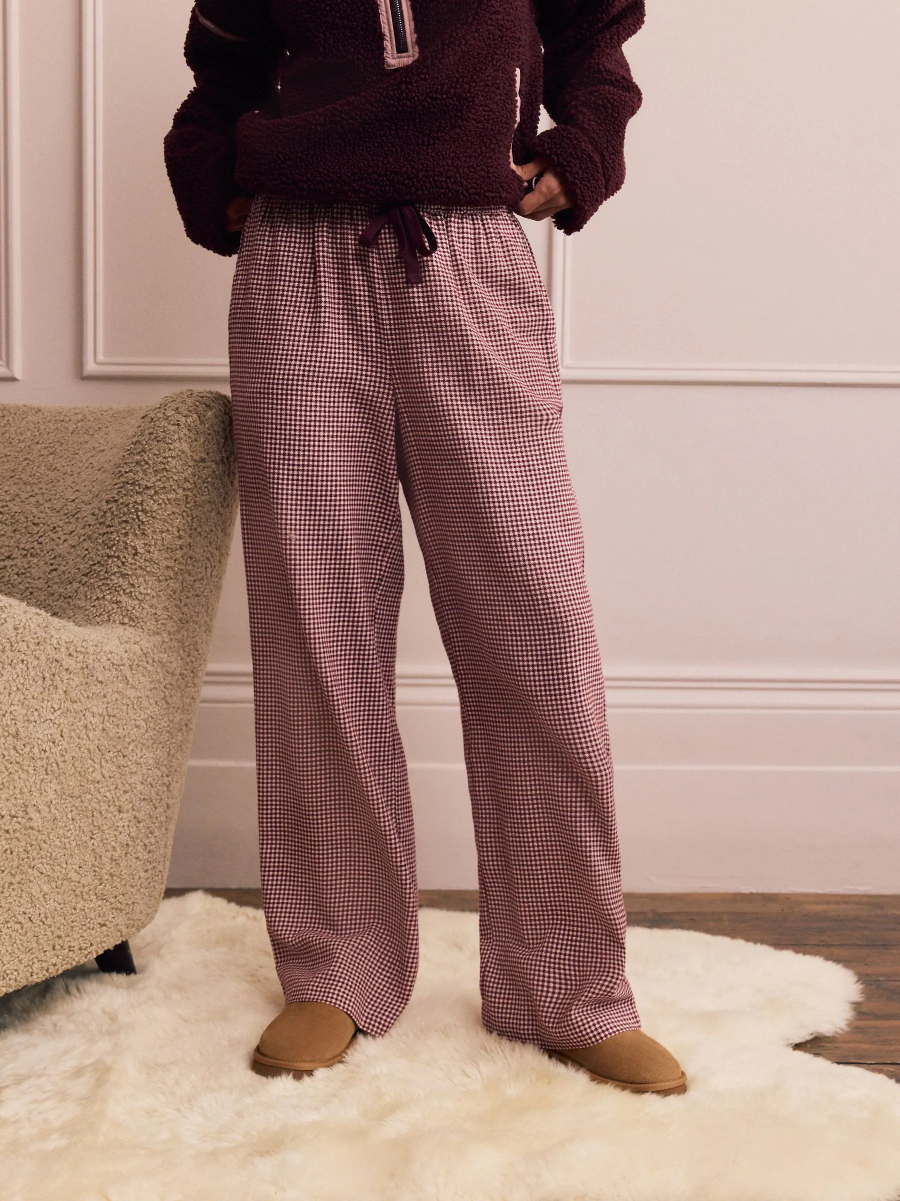 Rood geruit - 2 Behaaglijke pyjamabroeken
