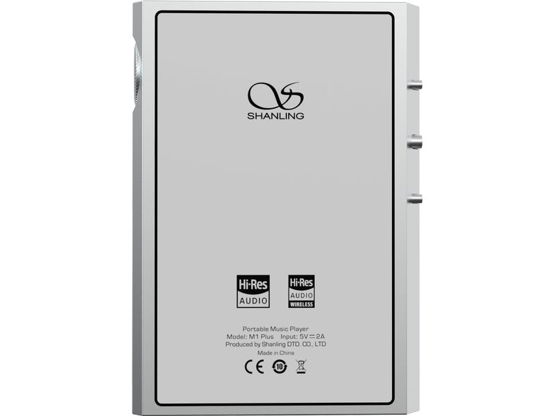Shanling HiRes-Player M1 Plus Silber Portabler Musik-Player mit integriertem Tidal Streaming-Dienst