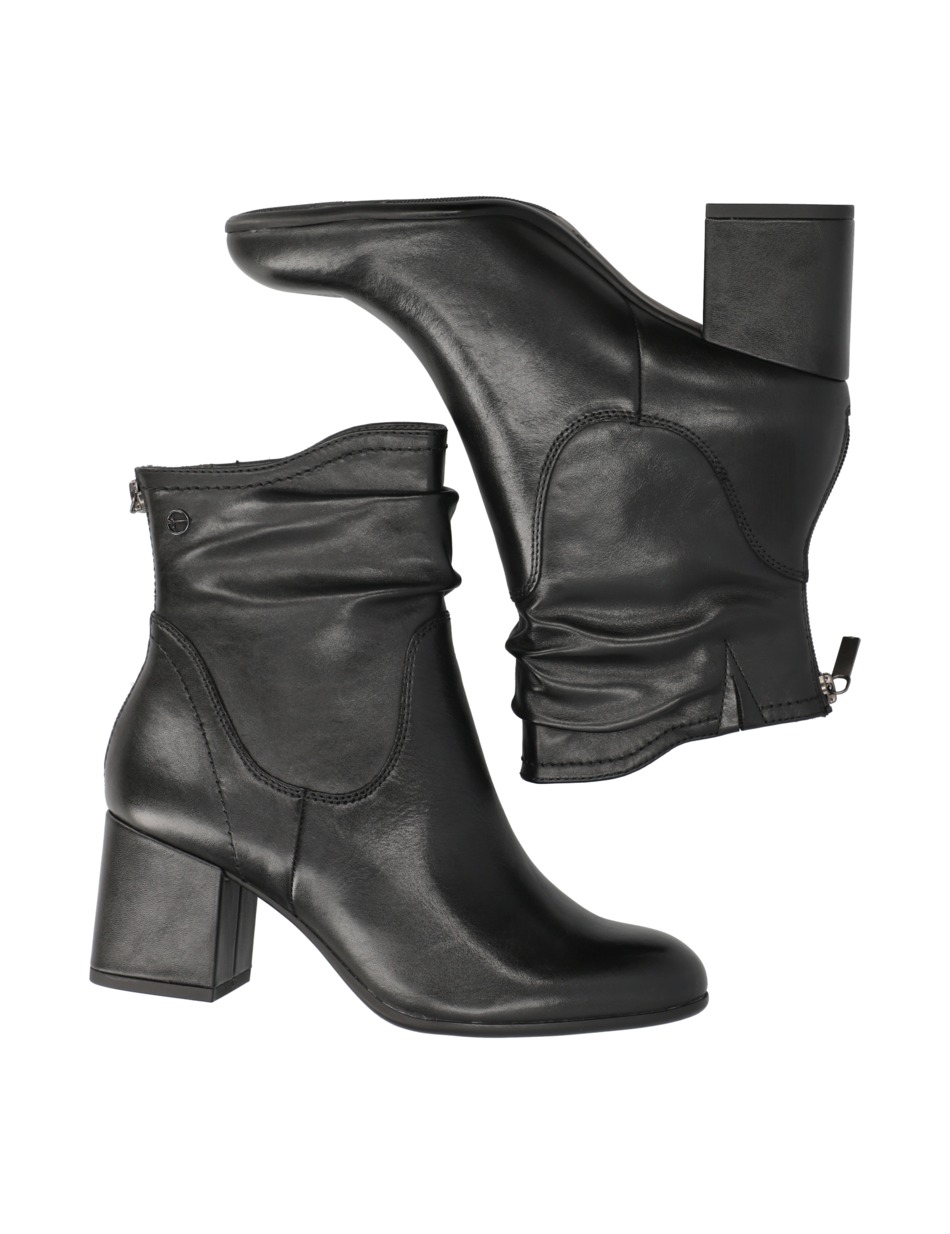 Glattleder Stiefelette
