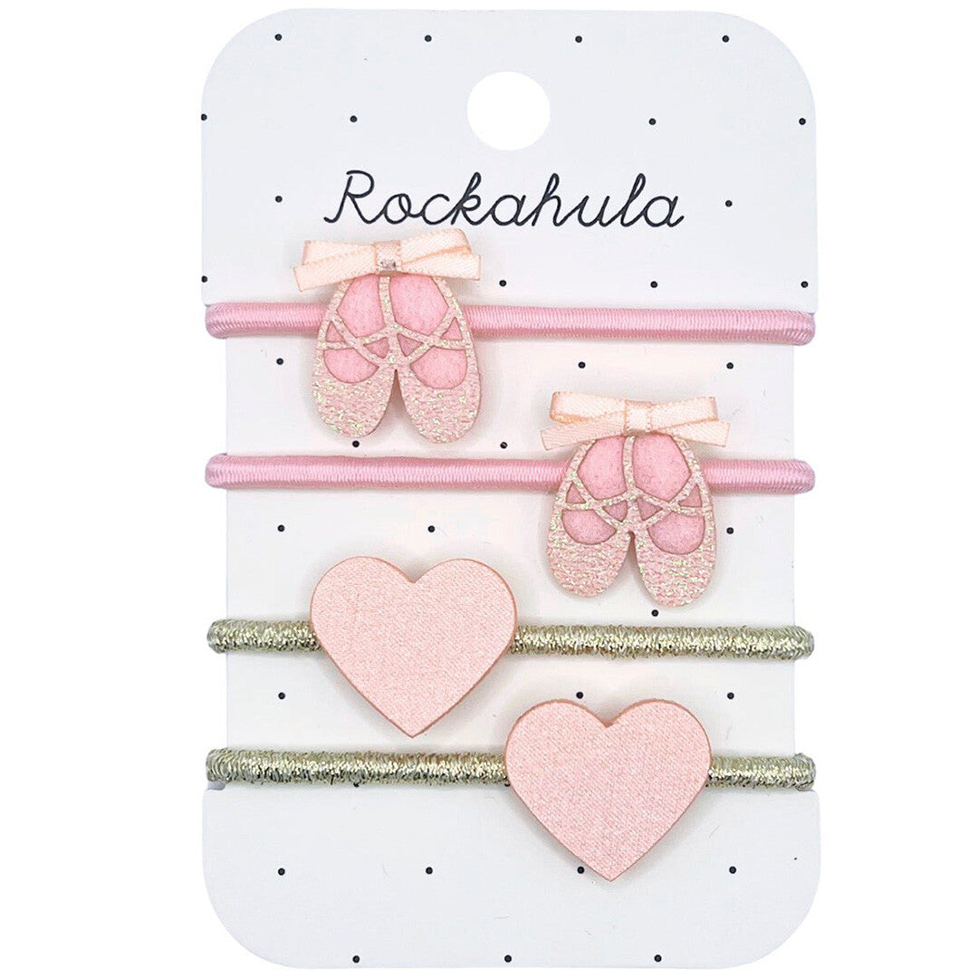 Rockahula kids haarelastieken ballet shoes - 4st