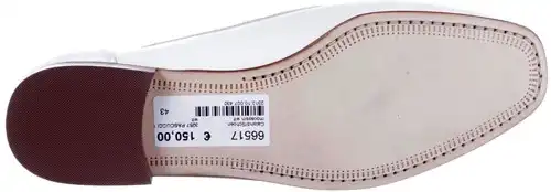 3257 PASCUCCI WIT - maat 44 mocassin wit - maat 44 Calandschoen