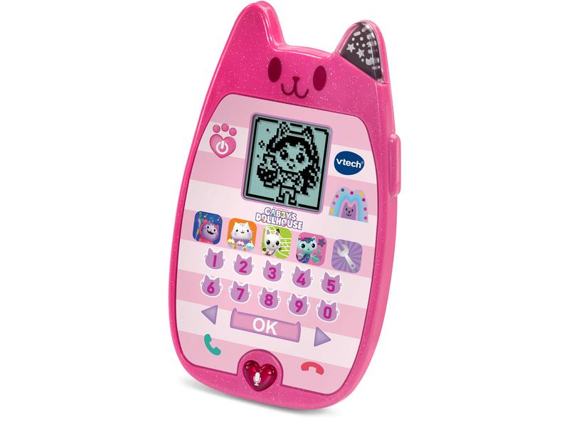 Vtech Gabby's Dollhouse Lernhandy -DE- Interaktives Lernspielzeug mit LCD-Bildschirm